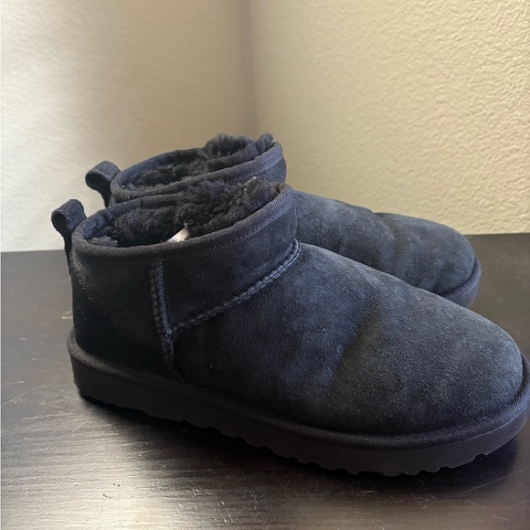 UGG Shoes - Ugg Classic ultra mini black boot size 9
